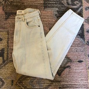 Zara High Rise Tapered Jeans